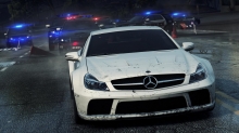 Погоня за белым Mercedes-Benz Sl класса в игре NFS Most Wanted